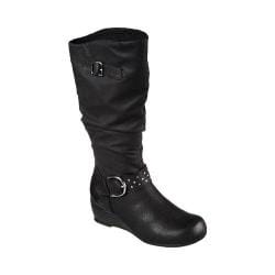 Girls' Skechers Heartstoppers Tall Tootsies Wedge Boot Black