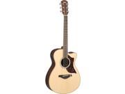 Yamaha AC3R Concert Size Cutway Acoustic-Electric Guitar with Hardshell Case, SRT Preamp/Pickup, Mahogany Neck, Ebony Bridge and Fingerboard, 100-120m