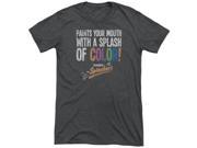 Dubble Bubble Paints Your Mouth Mens Tri-blend Short Sleeve Shirt