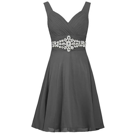 GWAABD Women Dress Women Formal Wedding Bridesmaid High-waist Party Ball Prom Gown Dress