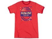 Tootsie Roll Blow Pop Rough Mens Adult Heather Ringer Shirt