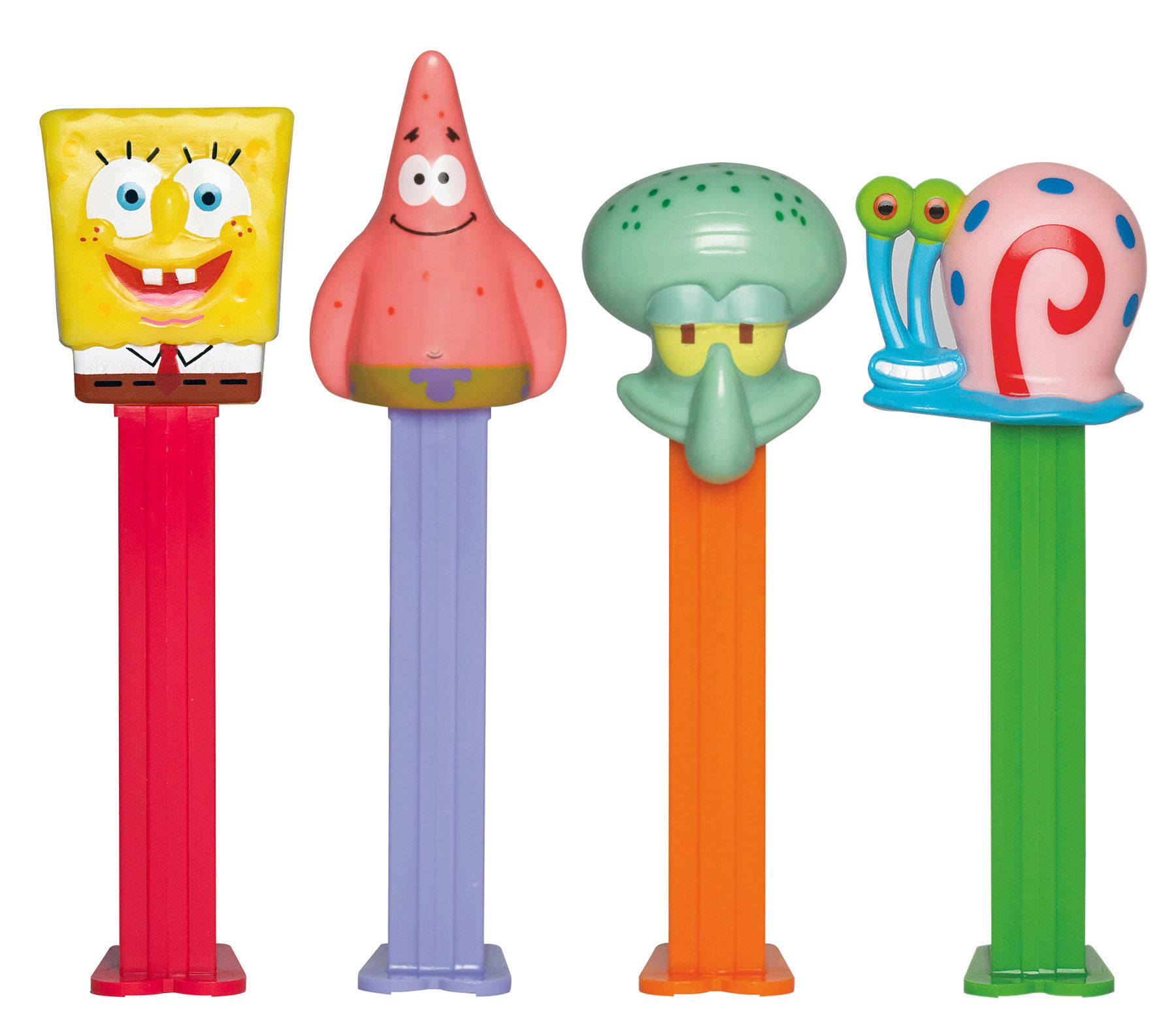 PEZ Candy SpongeBob Assortment  1 Candy Dispenser Plus 3 Rolls Assorted Fruit Candy  1 Count  0.87 Oz