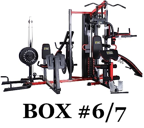 (incomplete) signature fitness home gym, parts only, box #6/7 only