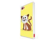 1136 - Cat Animal Drawing Yellow Design for Sony Xperia Z1 Compact Hard Plastic Case Back Cover