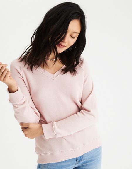Ae Soft & Sexy Back-zip Sweatshirt