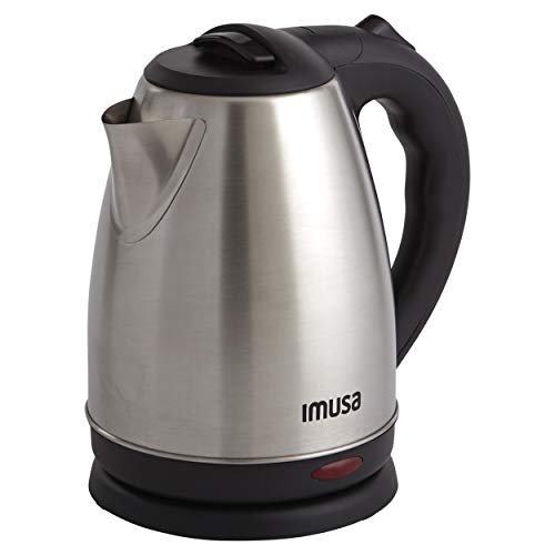 IMUSA USA GAU-18220 1.7 Liter Cordless Stainless Steel Electric Tea Kettle with Easy to Serve Pouring Spout thumbnail