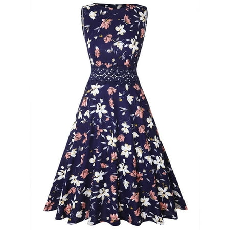 GWAABD Plaid Dress for Women Sleeveless Swing a-Line Party Women S Guest Elegant Dress Wedding Women S Dress