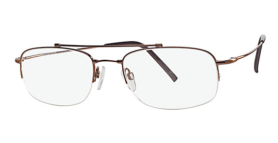 Stetson Zylo-flex 705 Eyeglasses, Shiny Brown
