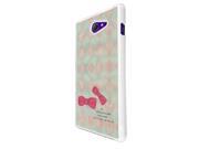 1021 - Pink Bow Girls Fashion Love Quote Design for Sony Xperia M2 Hard Plastic Case Back Cover