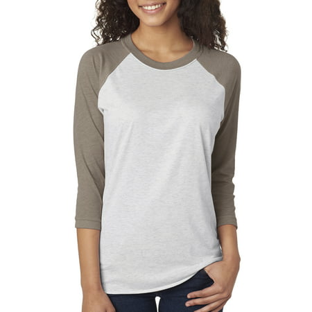 Next Level Active Apparel Unisex Tri-Blend 3/4-Sleeve Raglan - 6051