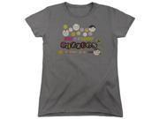 Dubble Bubble Razzles Retro Box Womens Short Sleeve Shirt