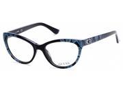 Guess 2554 Eyeglasses in Color Code 005 in Size:52/17/135