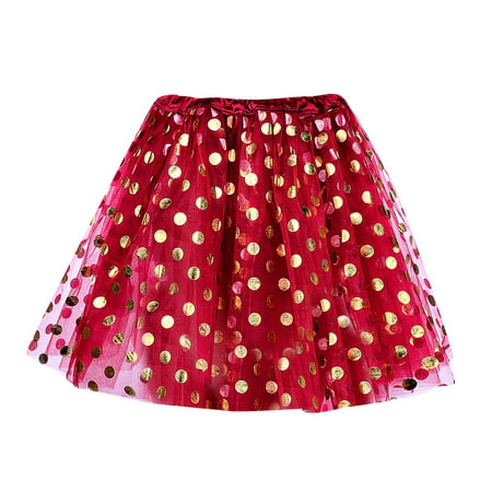 GWAABD Plus Size Skirts Womens Fashion Solid Party Fashion Skirt TUTU Birthday Cake Skirt Puffy Skirt