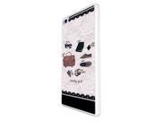 Huawei Ascend P8 Coque Fashion Trend Case Coque Protection Cover Plastique Et MÃ©tal - White 1253 - Trendy Fashion Bloggers Favourite Handbag Sungla