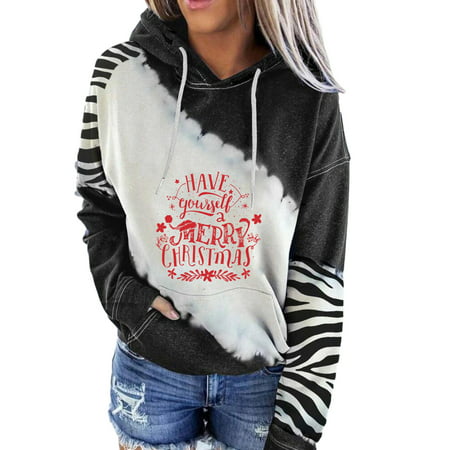 GWAABD Short Sleeve Zip up Hoodie for Women Women S Printed Color Block Hooded Long Sleeve Pullover Casual Sweatshirt Top Women S Autumn/Winter Casual