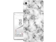Sony Xperia Z1 Compact Gel Silicone Case All Edges Protection Cover 1229 - Novelty Marble Texture