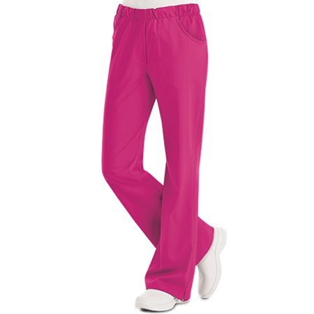 Urbane Women's Scrubs Bottoms Jazzberry - Jazzberry Inset-Pocket Relaxed-Fit Scrub Pants - Women, Women's Tall, Petite & Plus