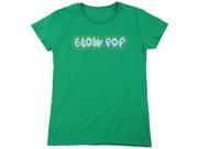 Tootsie Roll Blow Pop Logo Womens Short Sleeve Shirt