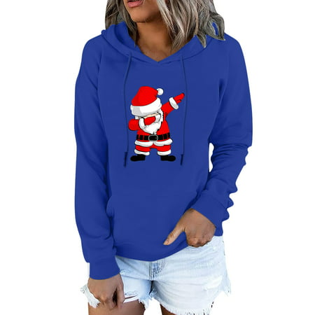 GWAABD Crop Hoodies Womens Casual Long Sleeve Funny Skeleton Printed Hoodies Pullover Drawstring Sweatshirt Top Blouse with Pocket