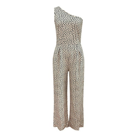 GWAABD V Neck One Piece Bodysuit Print Bodycon Jumpsuit Rompers Summer Trousers Loose Wide Leg Fashion Printed Jumpsuit Design Simple and Delicate
