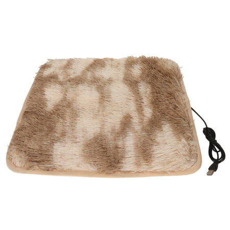 Dog Warm Bed Mat  Soft Portable 28 Degrees Celsius Constant Temperature Prevents Electric Leakage Dog Heating Pad Scratch Resistance for Car for Campi