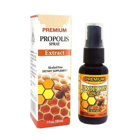HNHusa Premium Propolis Spray Throat Sore Relief 30 Ml Antioxidant Immune System Support Soothing Natural Bee Honey