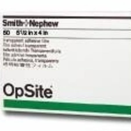 #4973 IV3000° STANDARD- Box of 50- 4 X5½  Transparent Waterproof IV Dressing with Handles- Exp. 2014