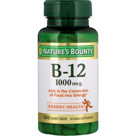Natures Bounty Vitamin B-12 1000 Mcg Tablets  Value Size - 200 Ea