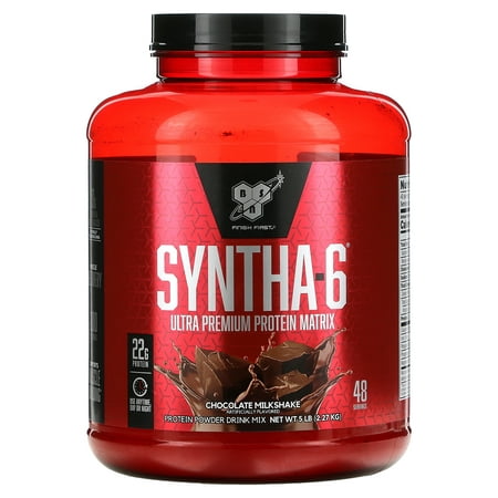 BSN  Syntha-6  Ultra Premium Protein Matrix  Chocolate Milkshake  5 Lbs (2.27 Kg)