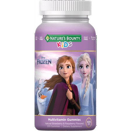Nature S Bounty Kids Disney Frozen Multivitamin Gummies; 200 Count