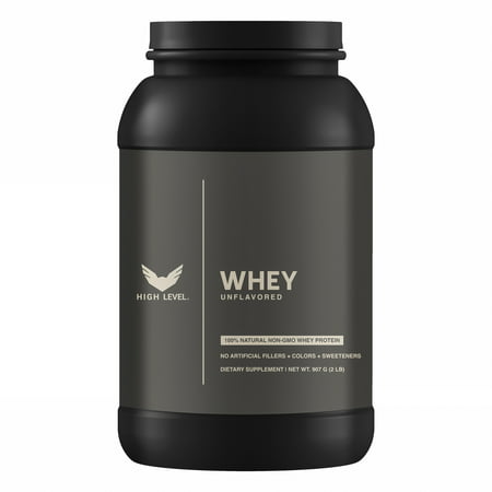 High Level Natural Whey Protein Powder | Unflavored | 26g Protein | 2 Lb  Ultra Filtered Non-GMO | No Artificial Fillers  Color or Flavors | Made in U