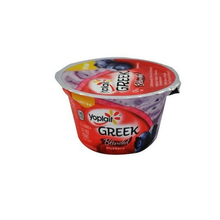 Yoplait Fat Free Blended Blueberry Greek Yogurt  5.3 Ounce -- 12 per Case