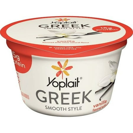 Yoplait Fat Free Blended Vanilla Greek Yogurt  5.3 Ounce -- 12 per Case