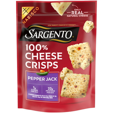SARGENTO® 100% Cheese Crisps  Pepper Jack  2 Oz