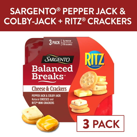 Sargento Balanced Breaks Ritz Crackers Cheese And Crackers