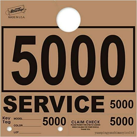 Service Dispatch Mbers 78 Sle Mirror Hang S Mbered (Brown  5000-5999)