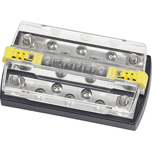 Blue Sea 2723 DualBus Plus 5/16  Stud - 5 X 10 - 32 Screw Terminal