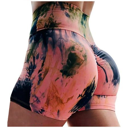 YANHAIGONG Women Pants Summer Shorts Pants for Women 2554 Women Basic Slip Bike Shorts Compression Workout Leggings Yoga Shorts Pants