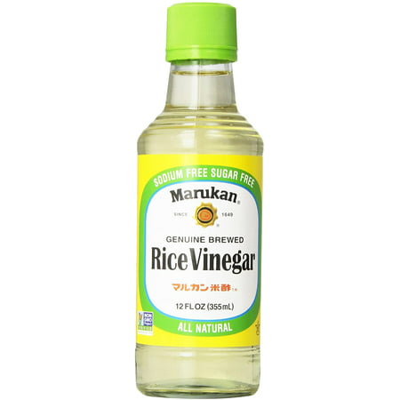 Marukan Genuine Brewed Rice Vinegar  12 Fl Oz | Pack of 6