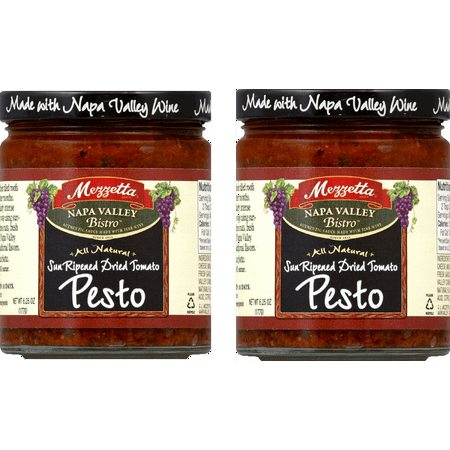 Mezzetta All Natural Tomato Pesto  2-Pack 6.25 Oz (177g) Jars