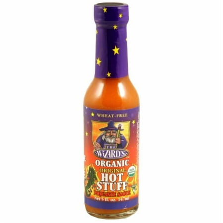 Edward & Sons Wizard S Organic Original Hot Stuff Spicy Hot Sauce -- 5 Fl Oz Pack of 4