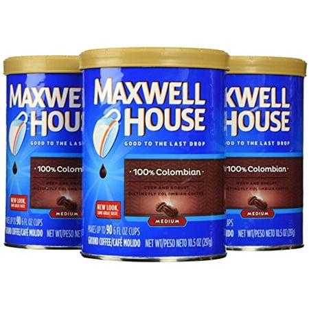 Maxwell House Colombian Ground Coffee (10.5Oz Bags  Pack of 3)