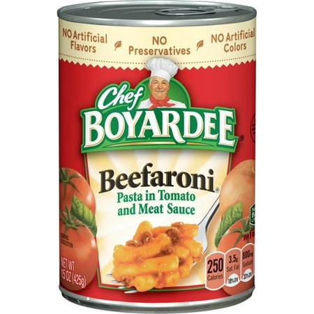 Chef Boyardee Beefaroni  15 Oz Can  Quantity of 12