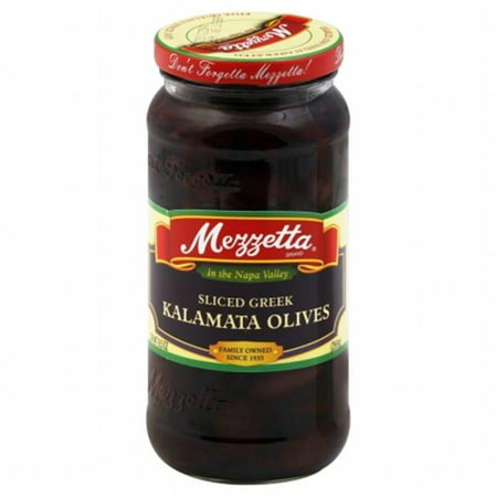 MEZZETTA MEZZETTA OLIVE KALAMATA SLC - Pack of 6 - 9.5 OZ