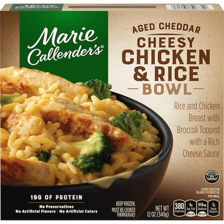 Marie Callenders Aged Cheddar Cheesy Chicken and Rice Bowl  12 Ounce -- 8 per Case