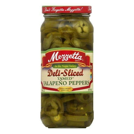 Mezzetta Jalapeno Pepper Sliced  16 OZ (Pack of 6)
