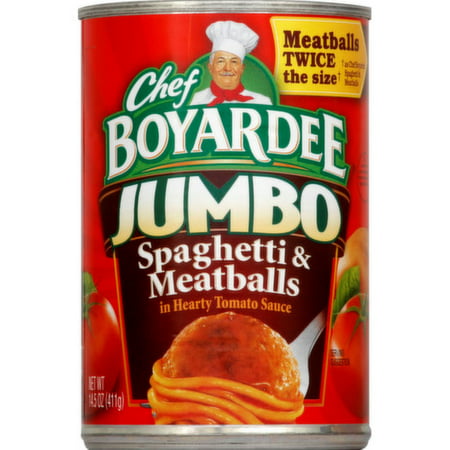 Chef Boyardee Spaghetti & Meatballs Jumbo  14.5 Oz  Quantity of 6