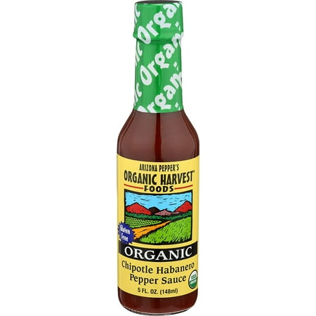 Organic Harvest Foods Arizona Peppers Organic Sauce Chipotle Habanero Pepper -- 5 Fl Oz Pack of 3