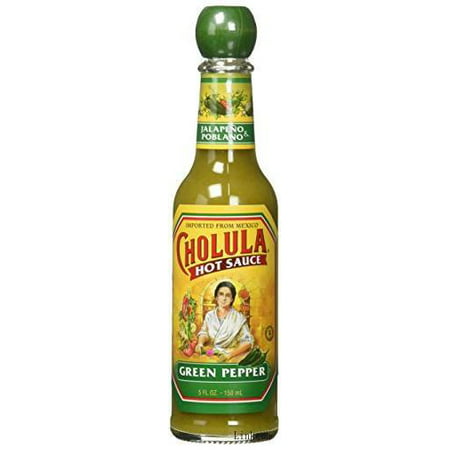 Green Pepper Hot Sauce 5 Fl Oz (Pack of 4)