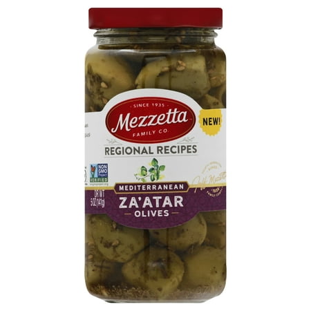 Mezzetta Mediterranean Za Atar Olives  5 Oz Pack of 6